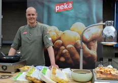 Paul de Wit van Peka Kroef inspireerde de bezoekers met een aardappelgratin met groene asperges, helemaal van het seizoen